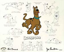 Scooby Doo: Cel & Model Sheet
